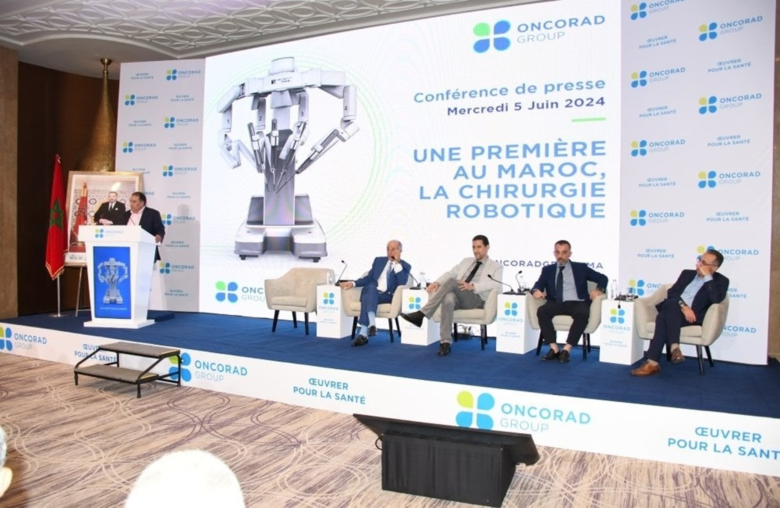 Première chirurgie robotisée au Maroc